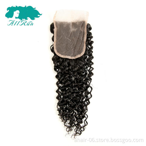 cheap 4*4 quality virgin peruvian human deep wave hair bundles